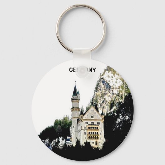 NEUSCHWANSTEIN CASTLE, DUITSLAND SLEUTELHANGER (Voorkant)