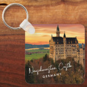Neuschwanstein Castle Duitsland Sleutelhanger (Voorkant)