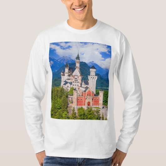Neuschwanstein Castle, Duitsland T-shirt (Voorkant)