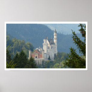 Neuschwanstein Castle, Fairy Castle, Duitsland Poster