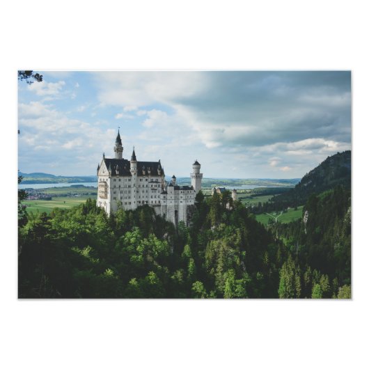Neuschwanstein Castle Foto Afdruk (Voorkant)