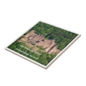 Neuschwanstein Castle Frankfurt & German Quote Tegeltje (Zijkant)