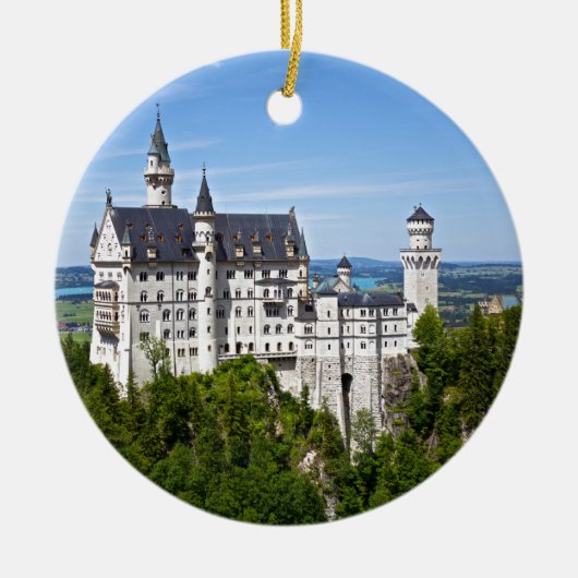 Neuschwanstein Castle Keramisch Ornament (Voorkant)