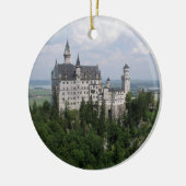 Neuschwanstein Castle met kerstversiering Keramisch Ornament (Links)