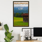 Neuschwanstein Castle Poster (Thuiskantoor)