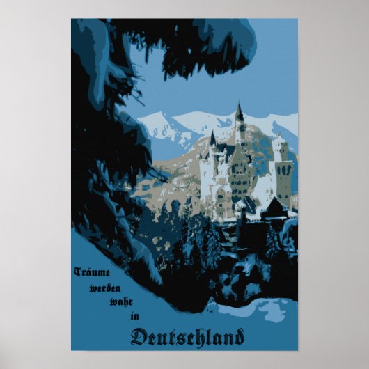 Neuschwanstein Castle Poster (Voorkant)