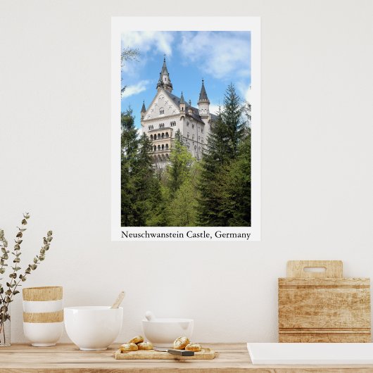 Neuschwanstein Castle Poster (Keuken)