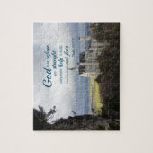 neuschwanstein castle, psalm 46 1-2 Bijbelvers Legpuzzel (Verticaal)