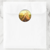 Neuschwanstein Castle Ronde Sticker (Tas)