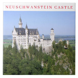 Neuschwanstein Castle uitzicht keramische tegel Tegeltje