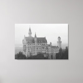 Neuschwanstein Castle Zwart-wit Print