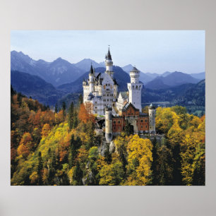 Neuschwanstein is een van de drie poster