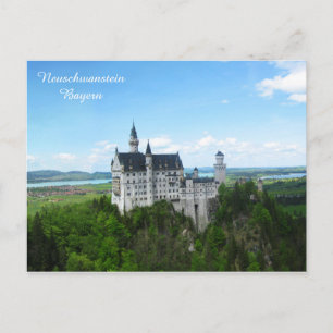 Neuschwanstein-Panorama Briefkaart