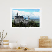 Neuschwanstien Castle in Beieren Poster (Keuken)