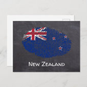 Neuseeland Briefkaart (Voorkant / Achterkant)