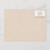 Neushoorn Alfabet Dier Briefkaart (Achterkant)