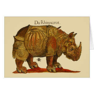 neushoorn Durer's Rhinoceros Antiek