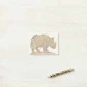  neushoorn Durer's Rhinoceros Antiek Post-it® Notes (Op bureau)