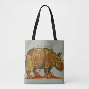 neushoorn Durer's Rhinoceros Antiek Tote Bag