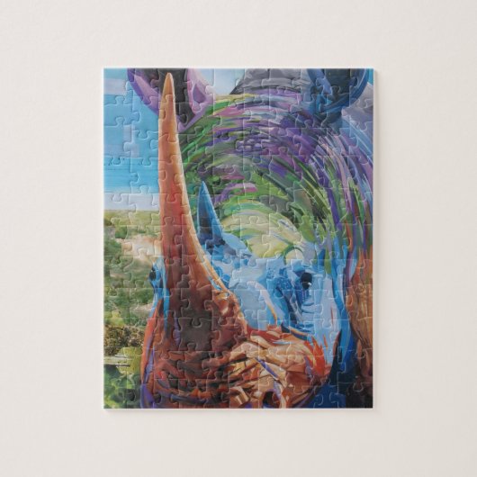 neushoorn legpuzzel (Verticaal)