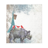  neushoorn notitieblok (Voorkant)