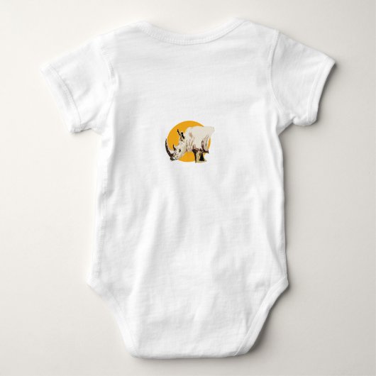 neushoorn romper (Achterkant)
