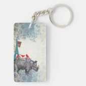 neushoorn sleutelhanger (achterkant)