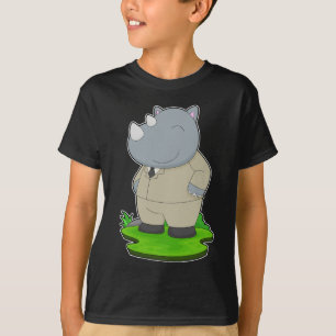 Neushoorn Verzorgingspak Bruiloft T-shirt