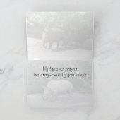 Neushoorns naast elkaar kaart (Binnen)