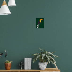 Neushoornvogel Poster