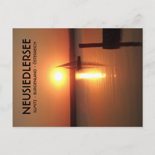 Neusiedlersee 001 briefkaart (Voorkant)