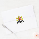 Neuss Coat of Arms, Duitsland Vierkante Sticker (Envelop)