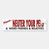 Neuter Bumpersticker (Voorkant)