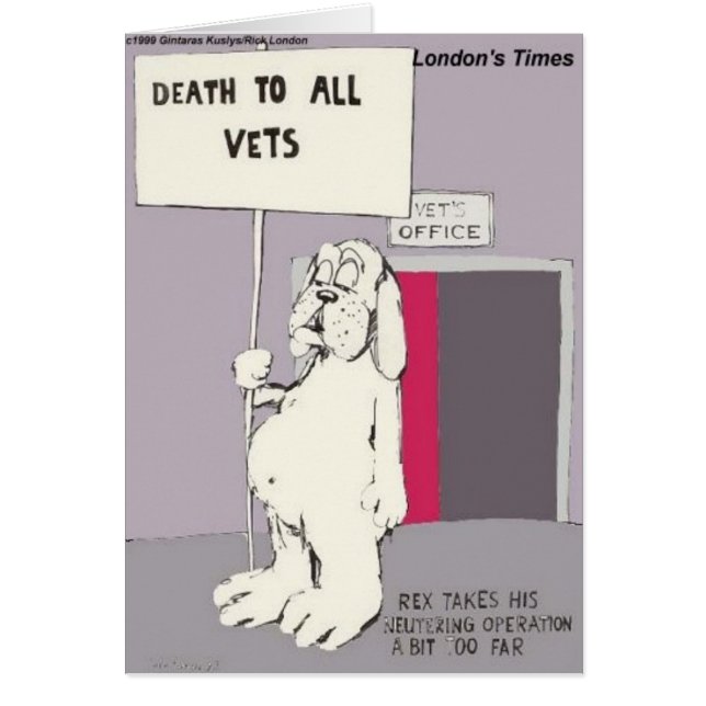 Neutered Dog vecht back Funny Gifts & T - shirts (Voorkant)