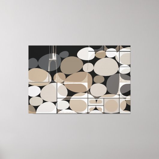 Neutra Pebbles Canvas Afdruk (Voorkant)