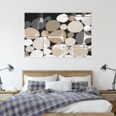 Neutra Pebbles Canvas Afdruk (Insitu (Slaapkamer))