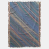 Neutraal Abstract | Blauwe olijfkoper Deken (Voorkant Verticaal)