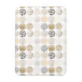 Neutraal Abstract cirkelpatroon Magneet (Verticaal)