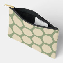 Neutraal Abstract Groen & Beige Minimaal Patroon