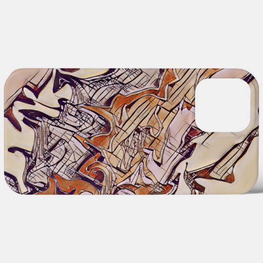Neutraal Abstract plezier jongens mannelijk modern Case-Mate iPhone Case (Achterkant (horizontaal))