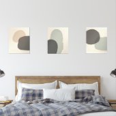 Neutraal Abstract – Zen – Wall Art Set – Minimal (Slaapkamer)