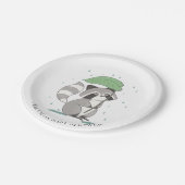 Neutraal Baby shower 7" Bord (Gekanteld)