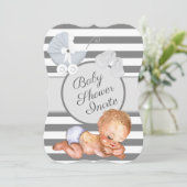 Neutraal Baby shower Kaart (Staand voorkant)