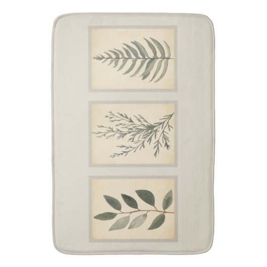 Neutraal beige Bath Mat (Voorkant Verticaal)