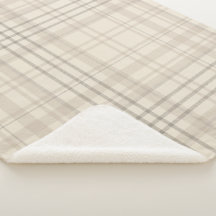 Neutraal Beige Schotlandse ruit