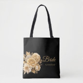 Neutraal Bloem Boeket-Bride- Draagtas (Voorkant)