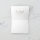 Neutraal Boho-Baby shower Bedankkaart (Binnen)