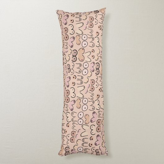 Neutraal borstontwerp lichaamskussen (Achterkant (Verticaal))