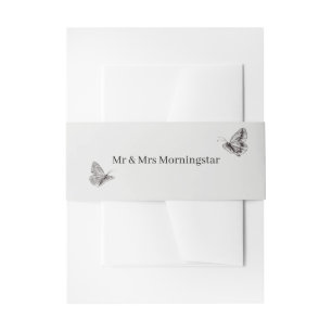 Neutraal Cornsilk Uitnodigingen Wikkel