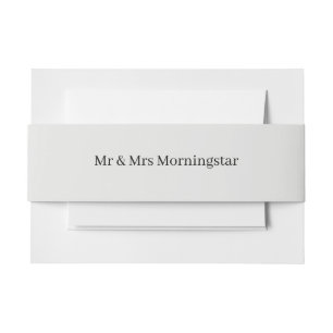 Neutraal Cornsilk Uitnodigingen Wikkel